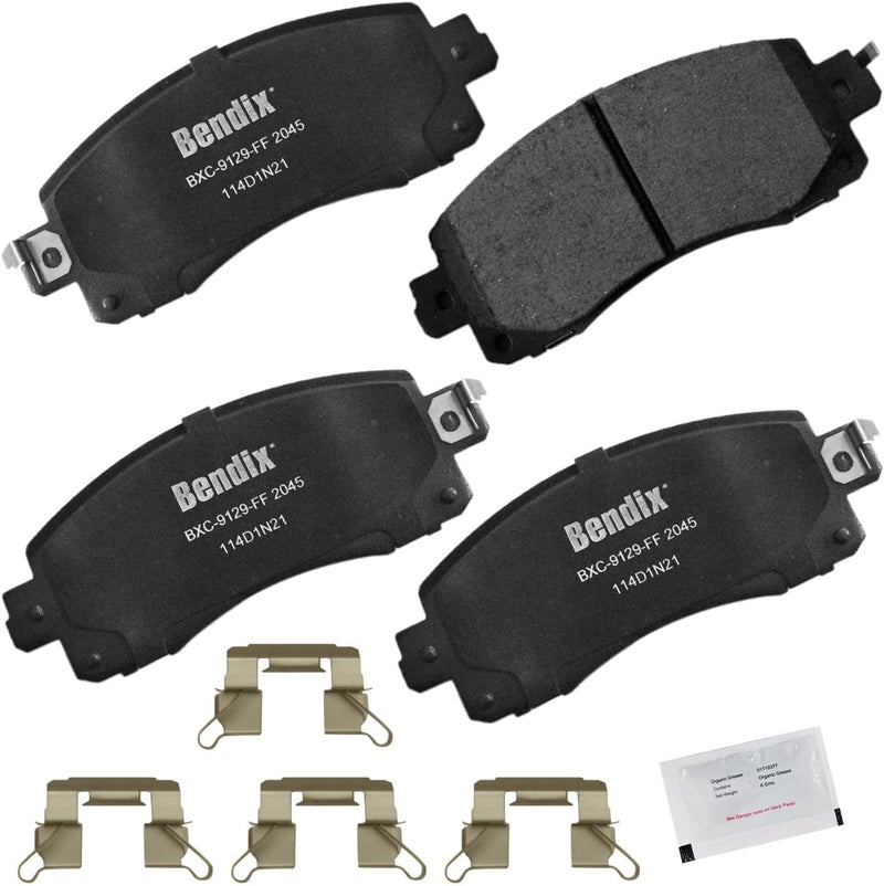 Bendix Priority1 CFC2045 Ceramic Front Brake Pads for Subaru Crosstrek 2023-2018, Forester 2023-2019, Impreza 2022-2017, Legacy 2023-2020, Outback 2023-2020 - Image 1